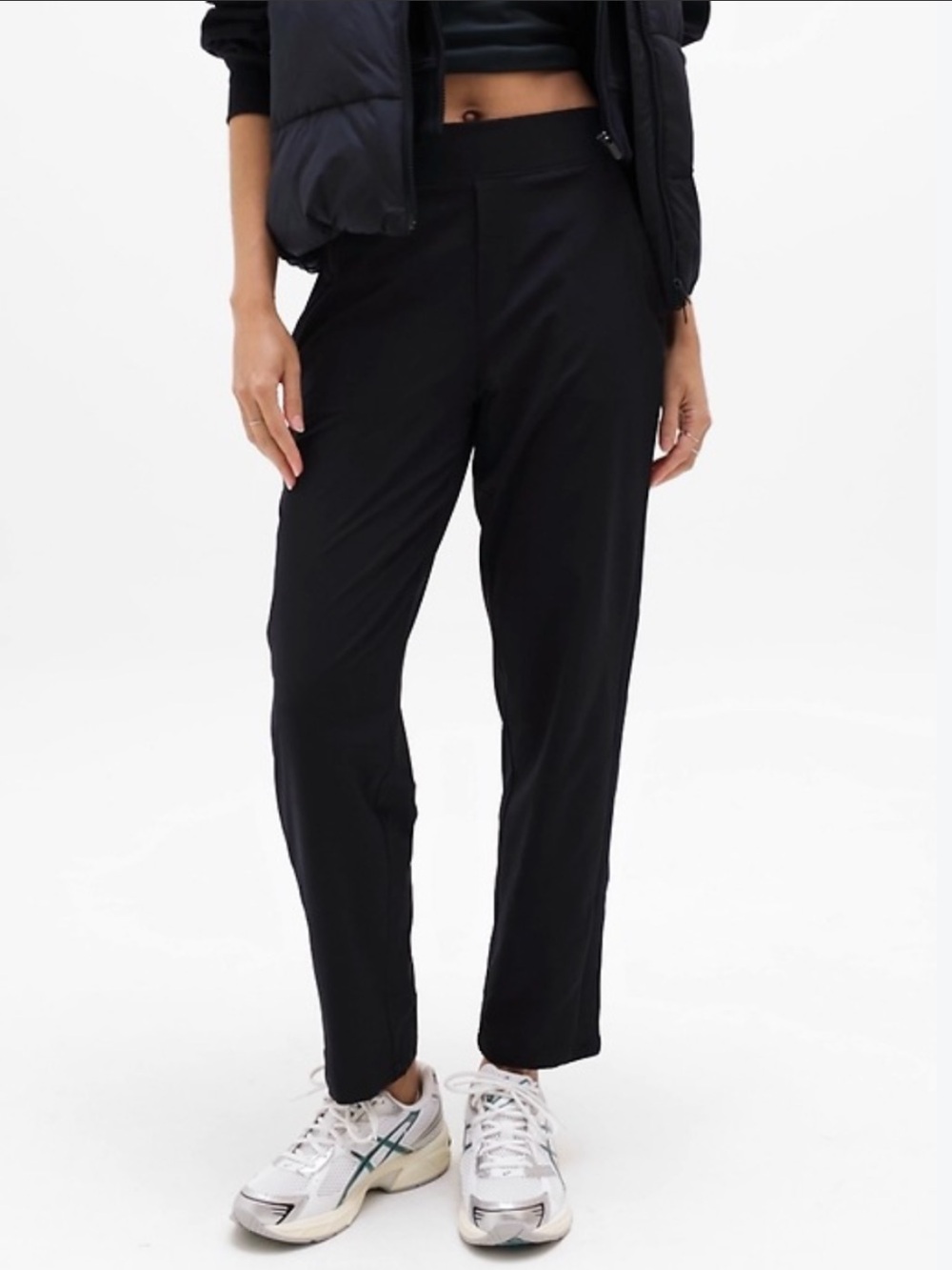Athletic Brooklyn Lined Pants Midrise Black 6